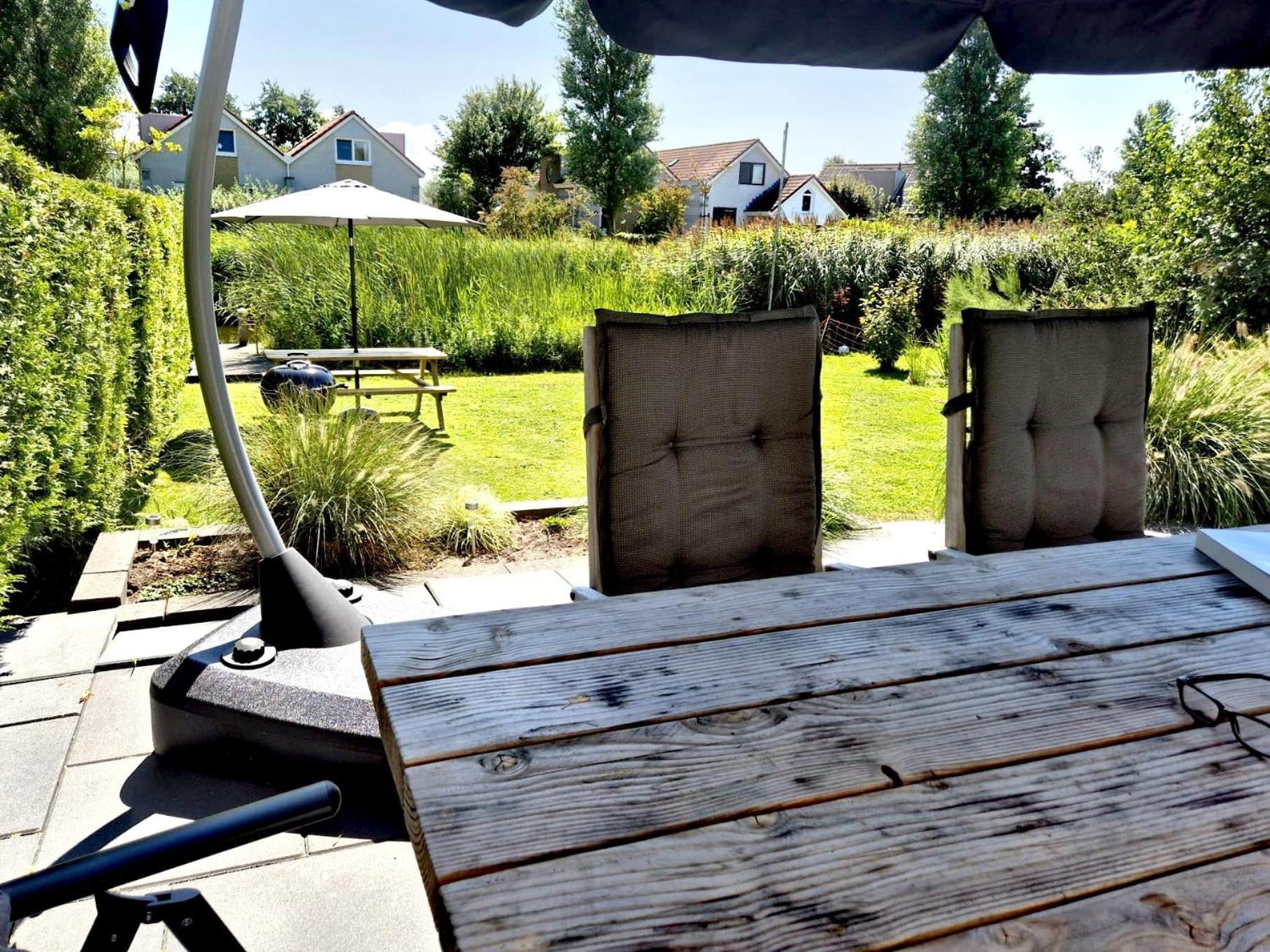 Prachtige Vakantievilla Aan Ijsselmeer Makkum Extérieur photo